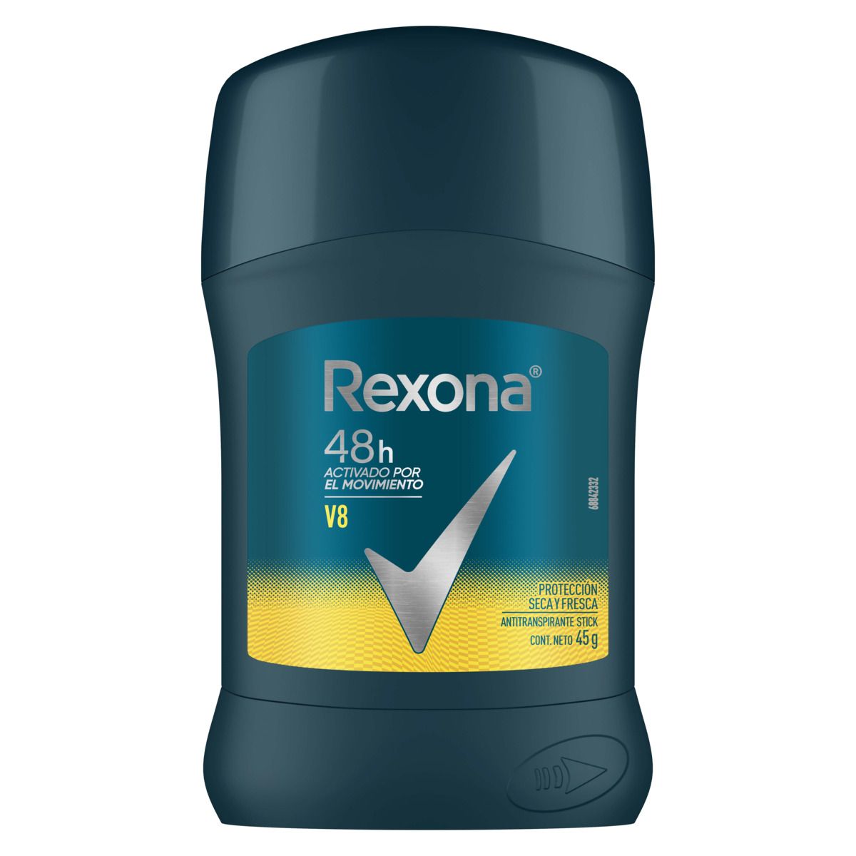 DESODORANTE REXONA MEN V8 48H STICK 45G