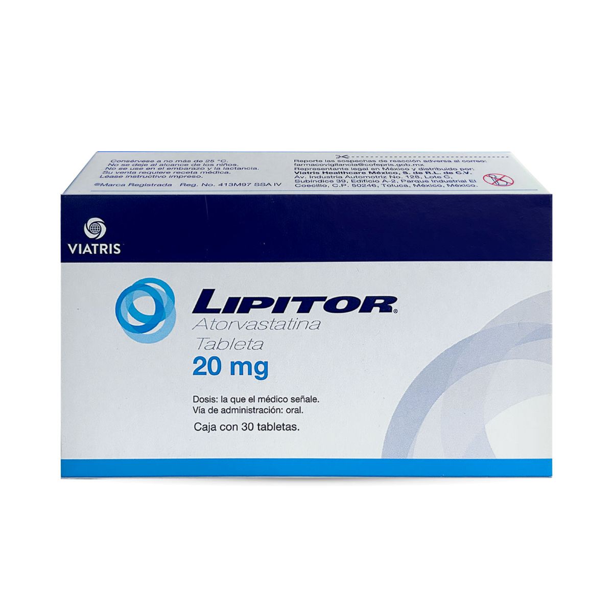 LIPITOR 20MG TABLETAS C/30