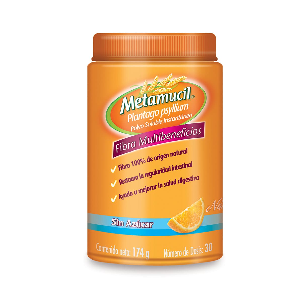METAMUCIL NARANJA 174G
