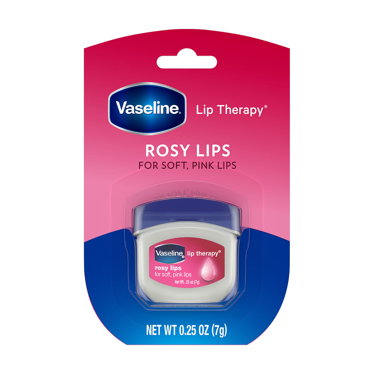 BALSAMO LABIAL VASELINE ROSY LIPS TARRO 7G *