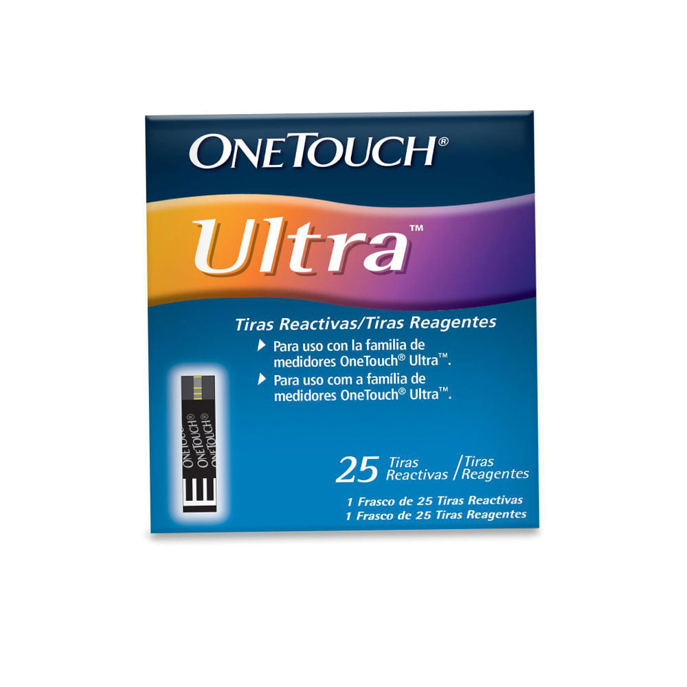ONE TOUCH ULTRA TIRAS REACTIVAS C/25