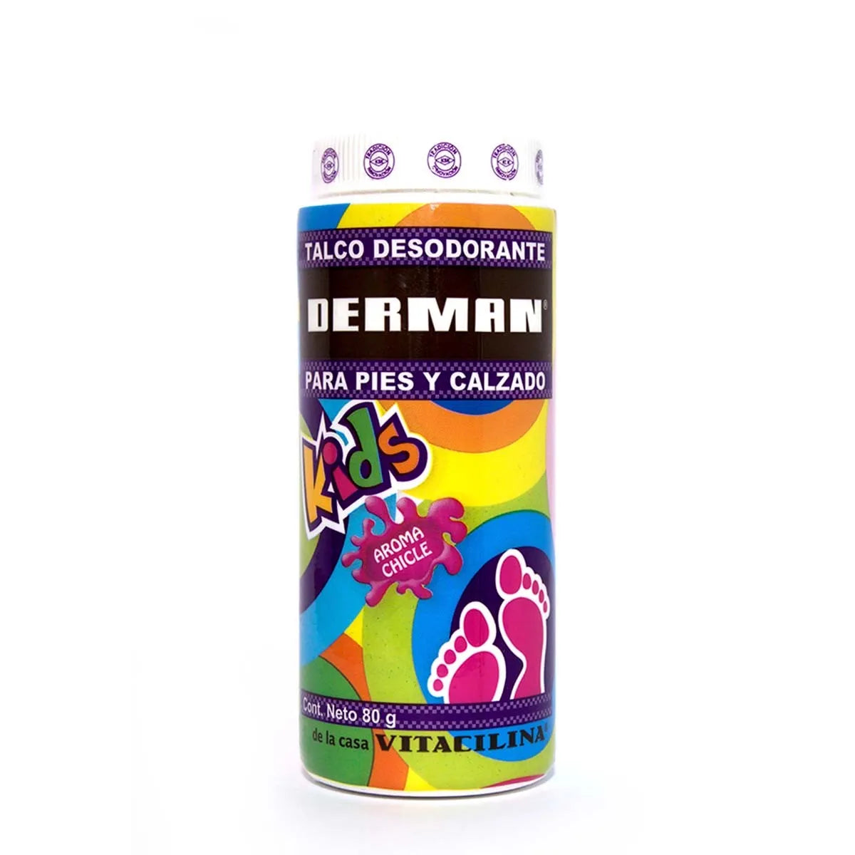 DERMAN KIDS CHICLE TCO 80G *