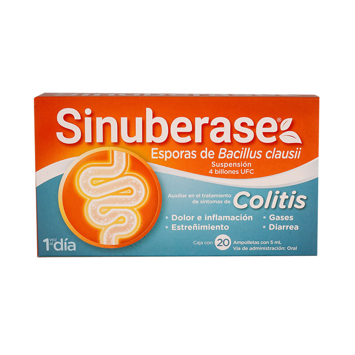 SINUBERASE COLITIS 4 BILLONES AMPULA ORAL C/20