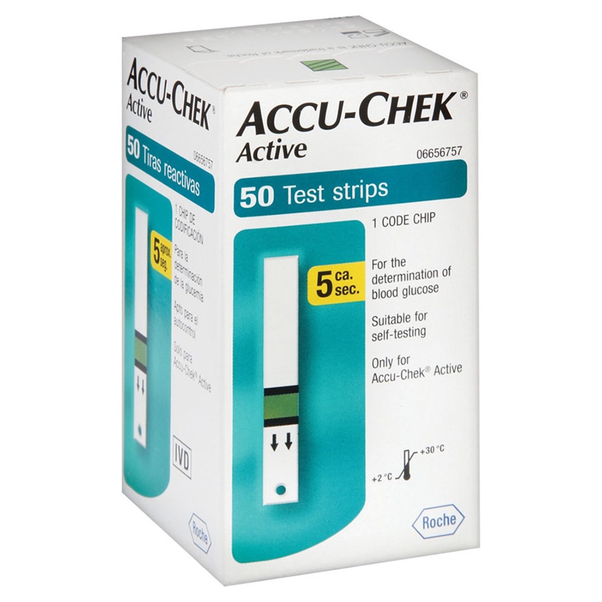 ACCU-CHEK ACTIVE TIRAS REACTIVAS C/50