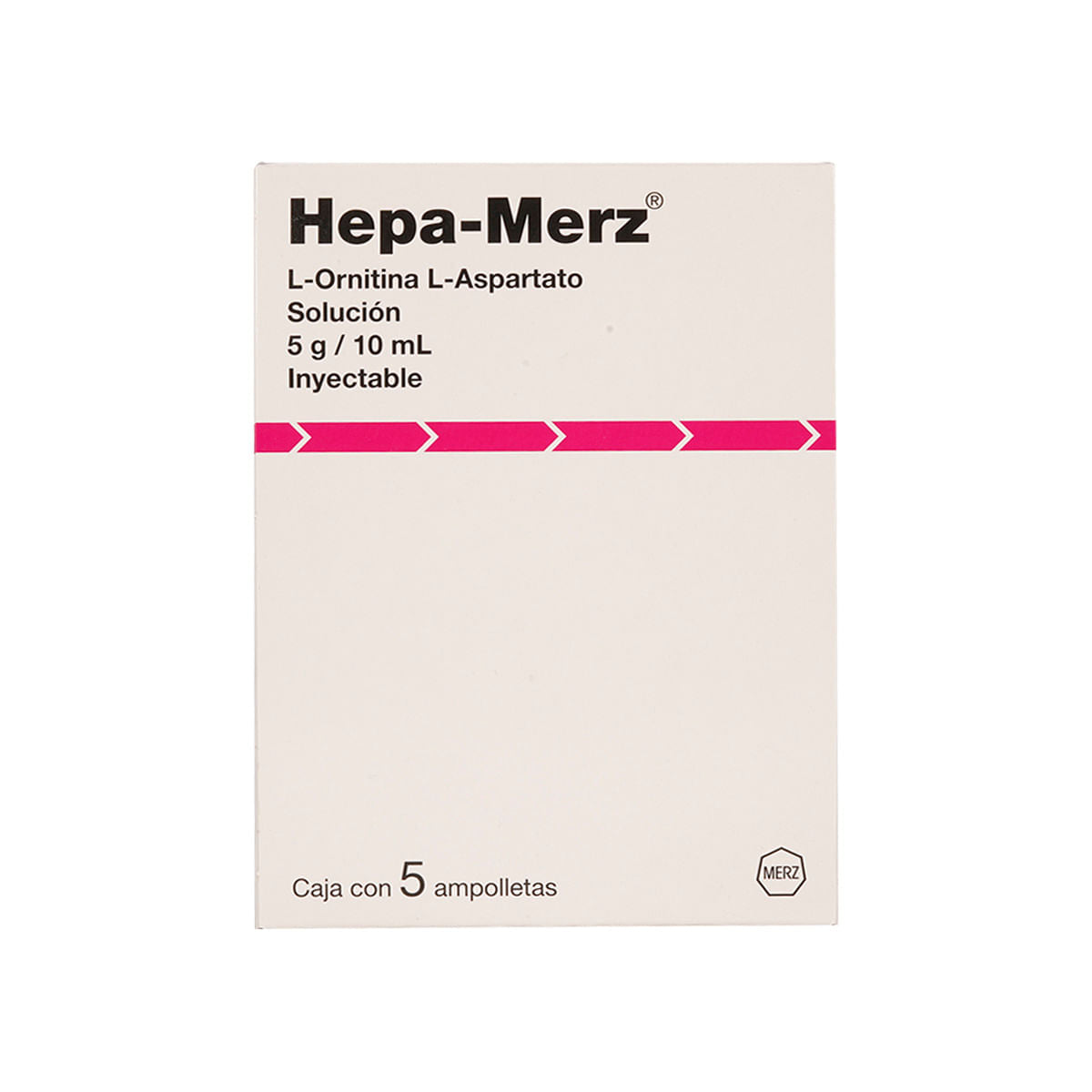 HEPA-MERZ 5G/10ML INYECTABLE C/5