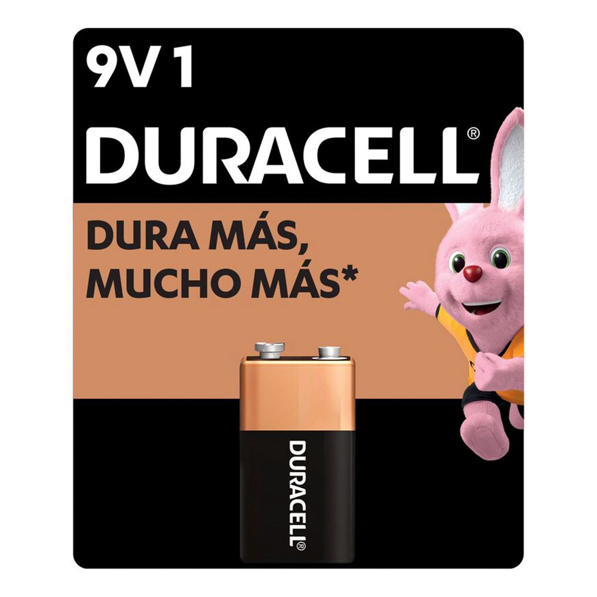 PILA DURACELL 9V CUADRADA C/1
