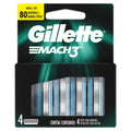 GILLETTE MACH3 CARTUCHO C/4