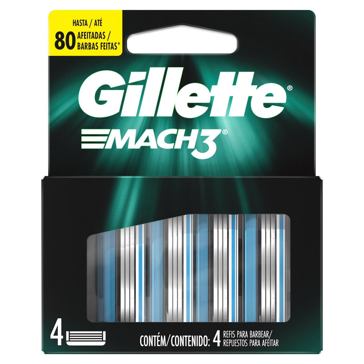 GILLETTE MACH3 CARTUCHO C/4