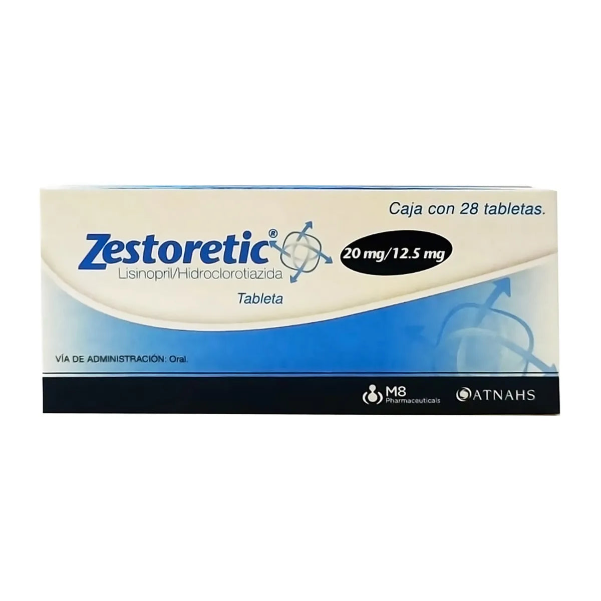 ZESTORETIC 20/12.5MG TABLETAS C/28