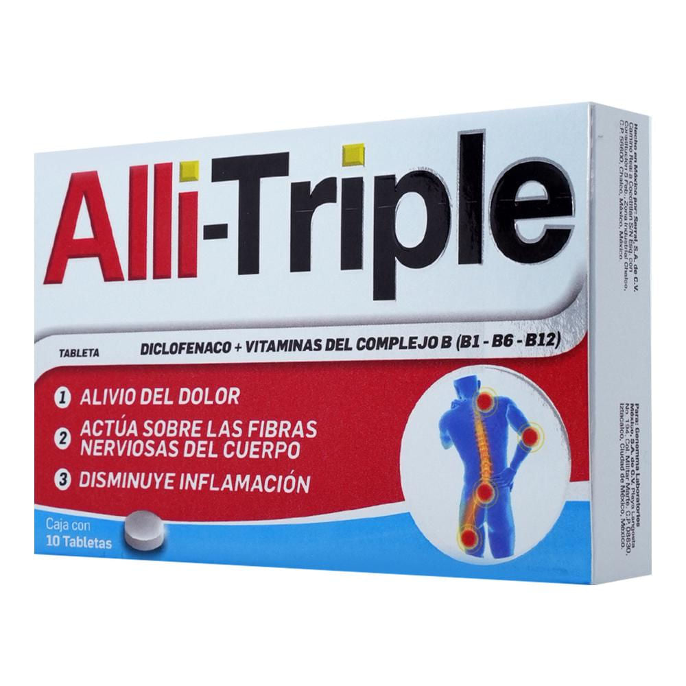 ALLI-TRIPLE TABLETAS C/10