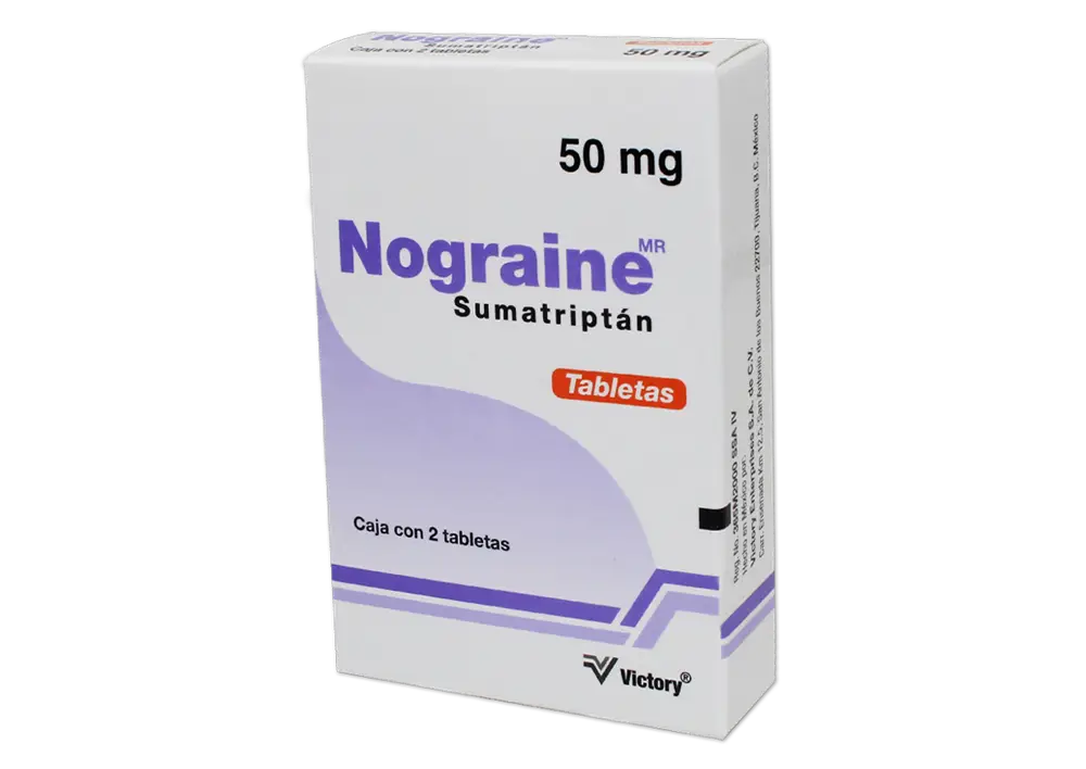 NOGRAINE 50MG TABLETAS C/2 (GI)