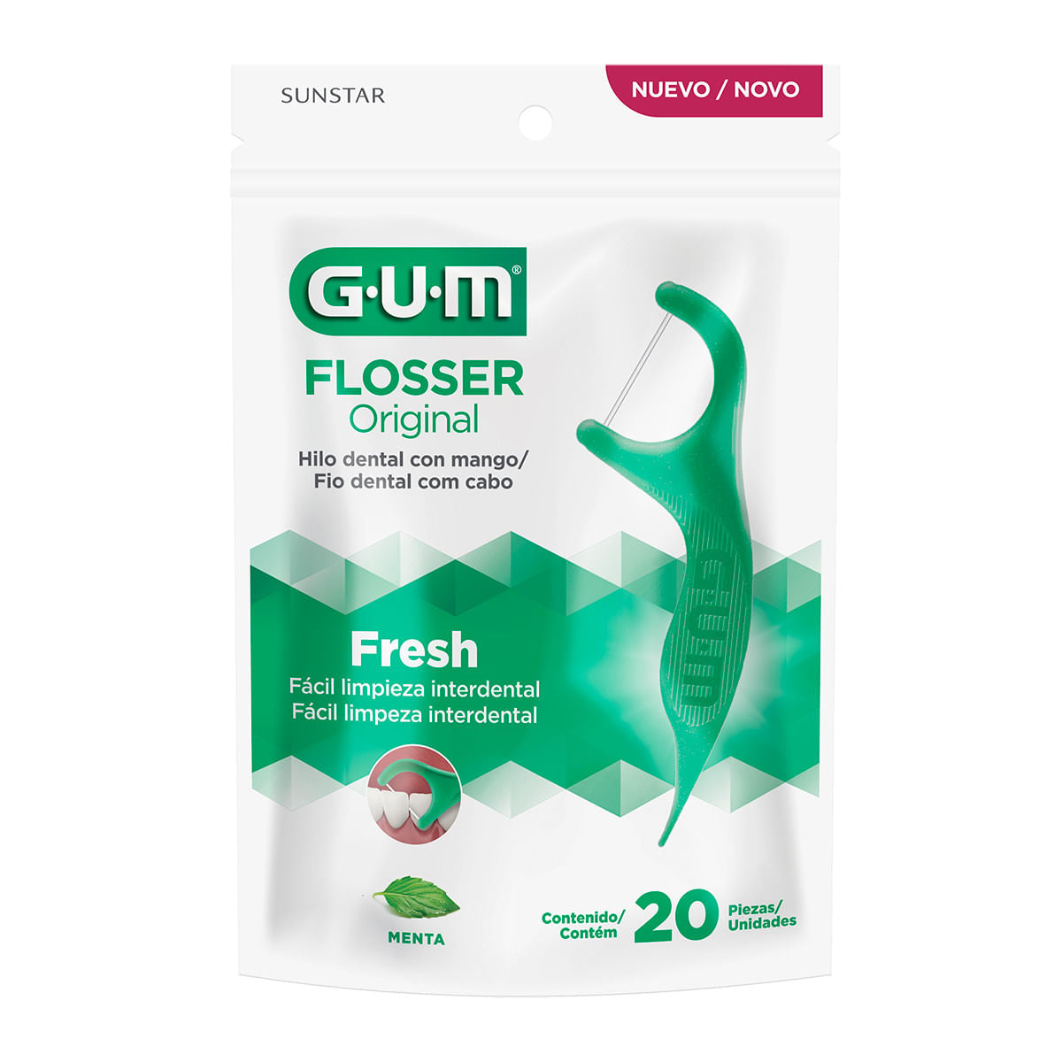 PALILLOS GUM FLOSSER ORIGINAL C/20 *