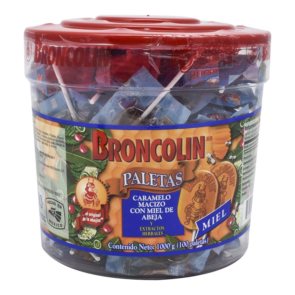 PALETA BRONCOLI MIEL VITROL C/100