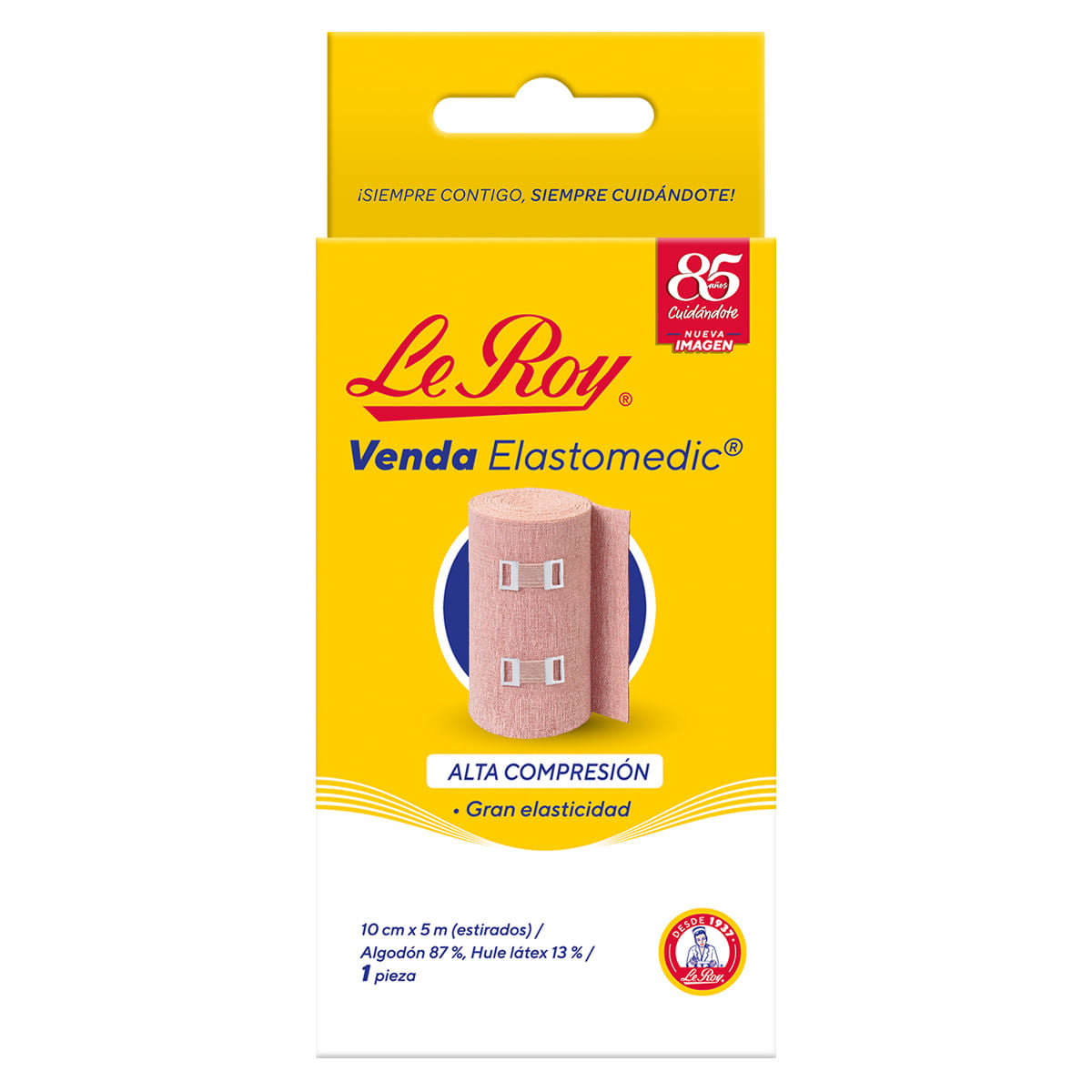 VENDA ELASTOMEDIC LEROY ALTA COMPRESION 10CMX5M