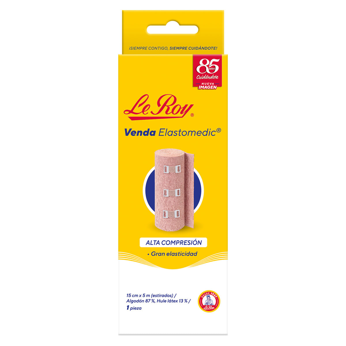 VENDA ELASTOMEDIC LEROY ALTA COMPRESION 15CMX5M