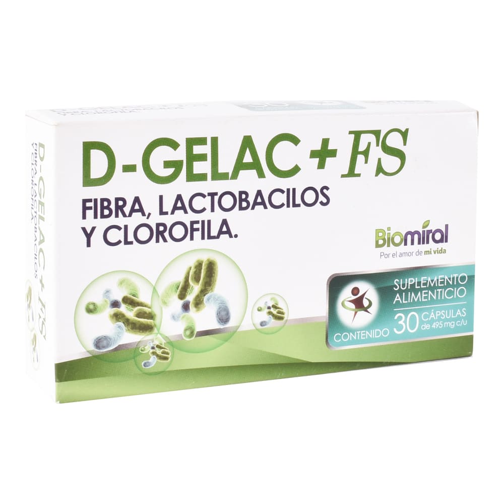 D-GELACFS 495MG CAPSULAS C/30 (GI)