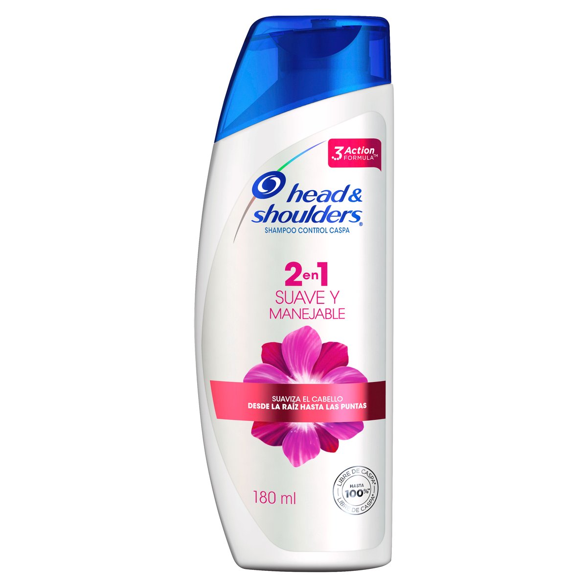 SHAMPOO H&S SUAVE MANEJABLE 2EN1 180ML