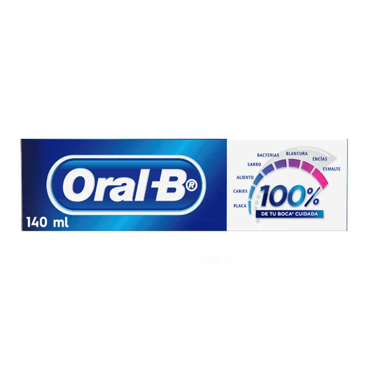 PASTA DENTAL ORAL-B 100% MENTA 140ML