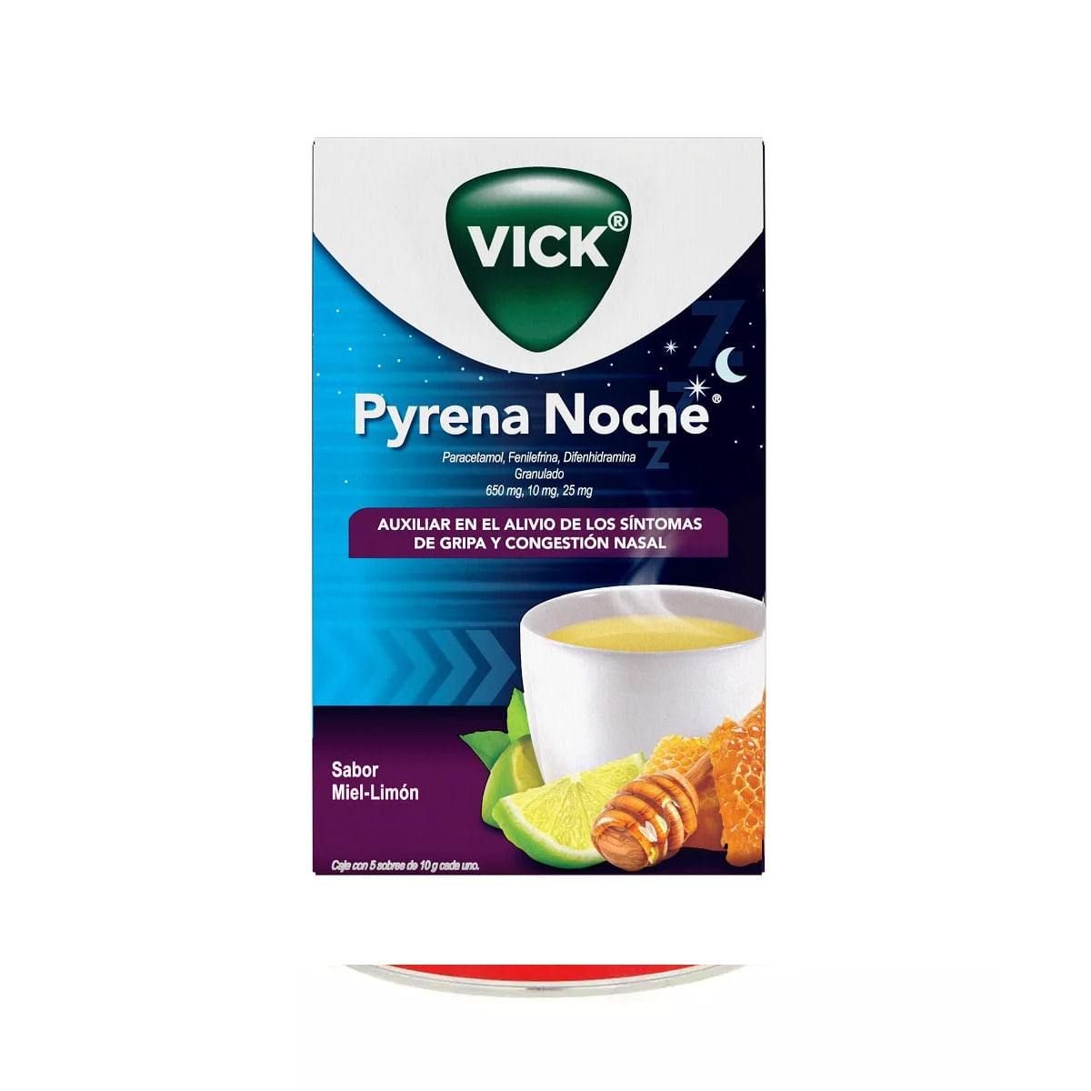 VICK PYRENA NOCHE MIEL-LIMON SOBRES C/5