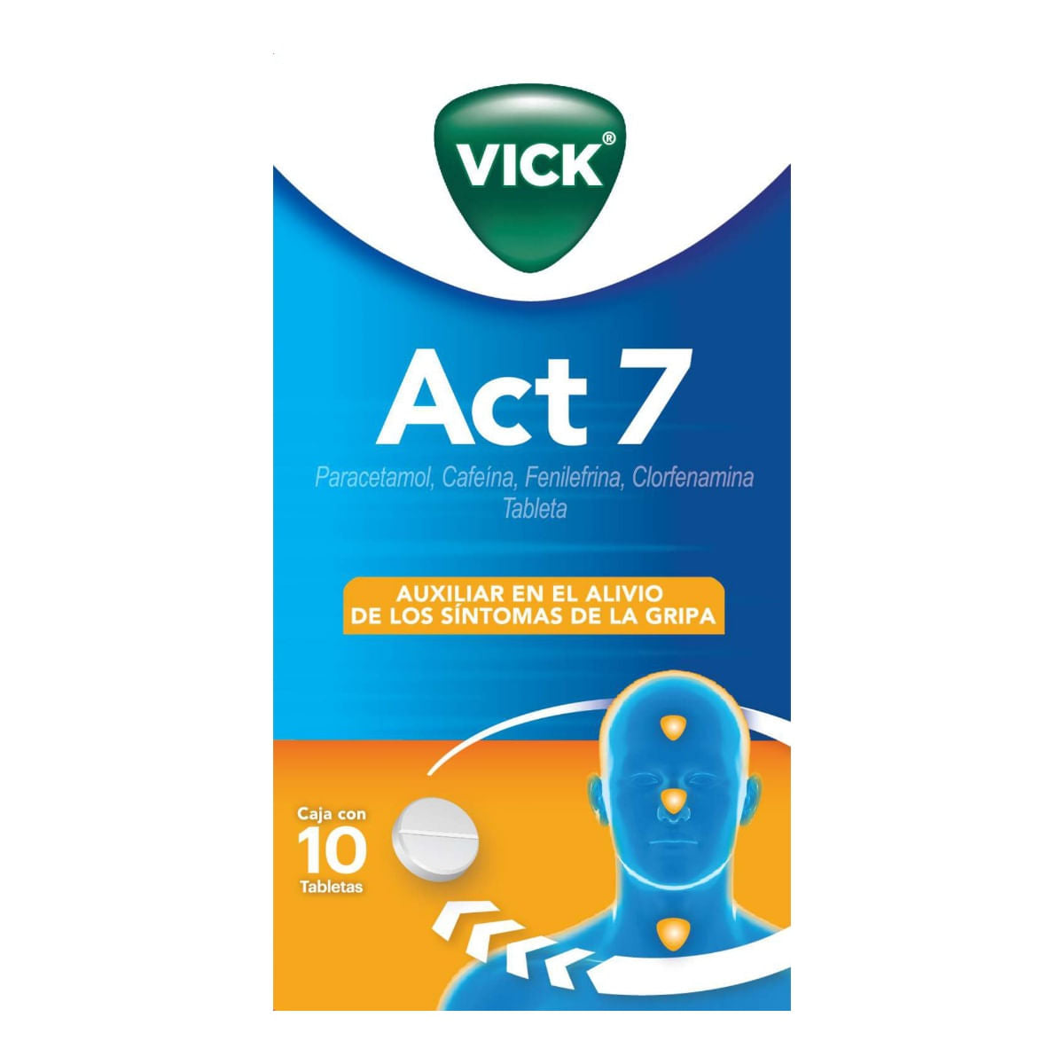VICK ACT 7 TABLETAS C/10