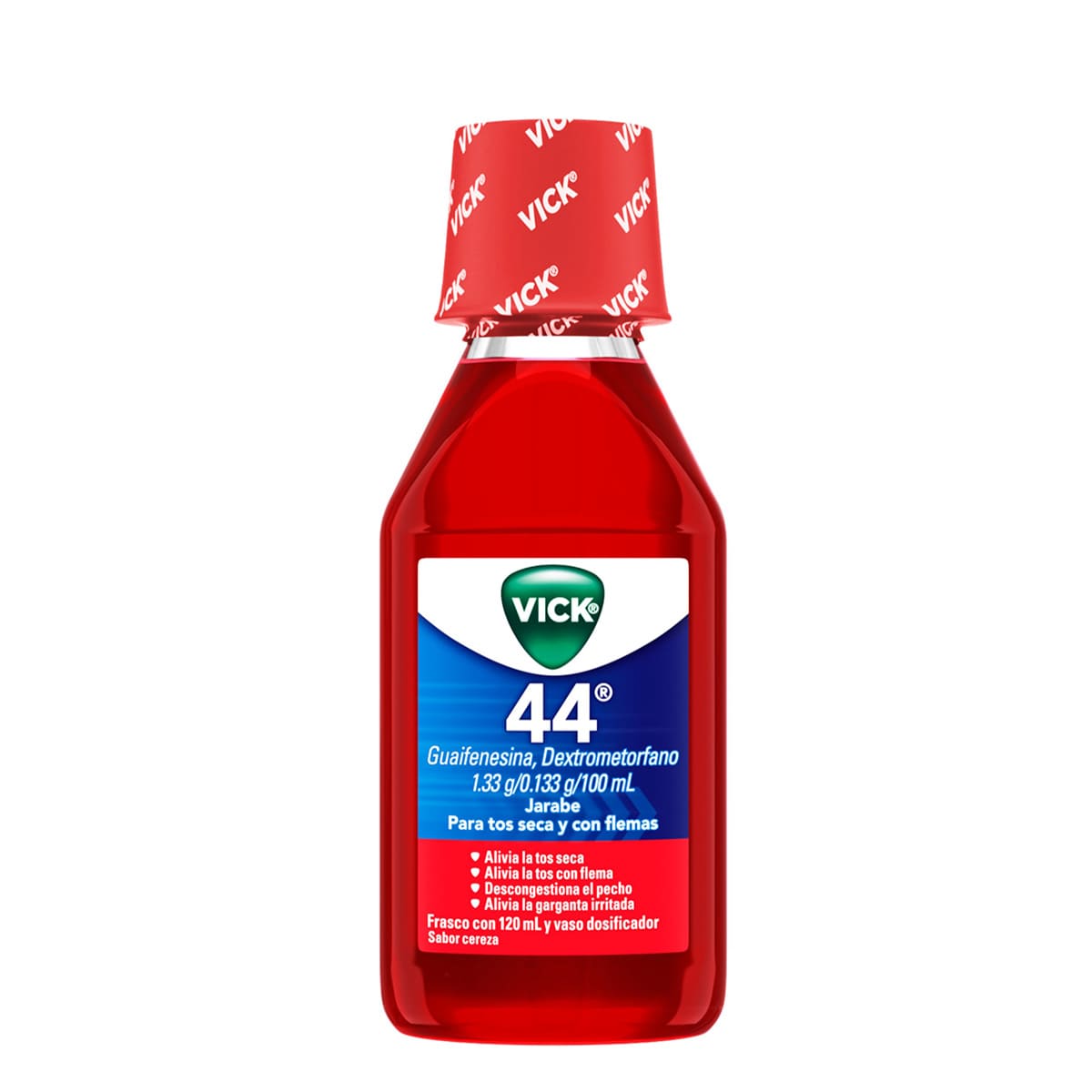 VICK 44 TOS SECA Y FLEMAS JARABE 120ML