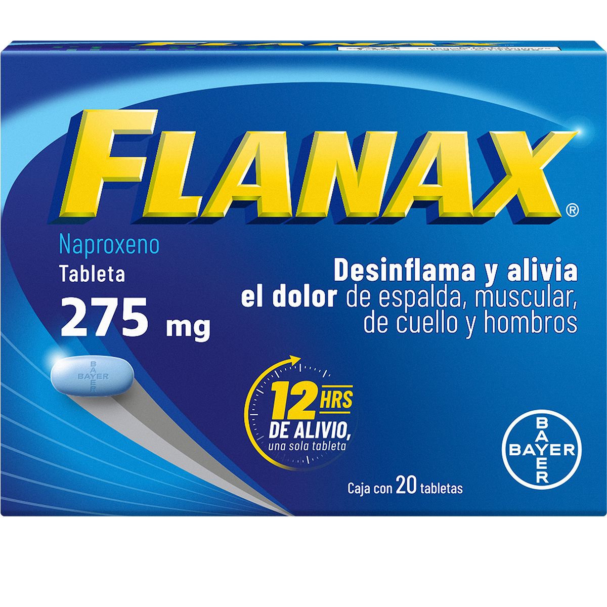 FLANAX 275MG TABLETAS C/20