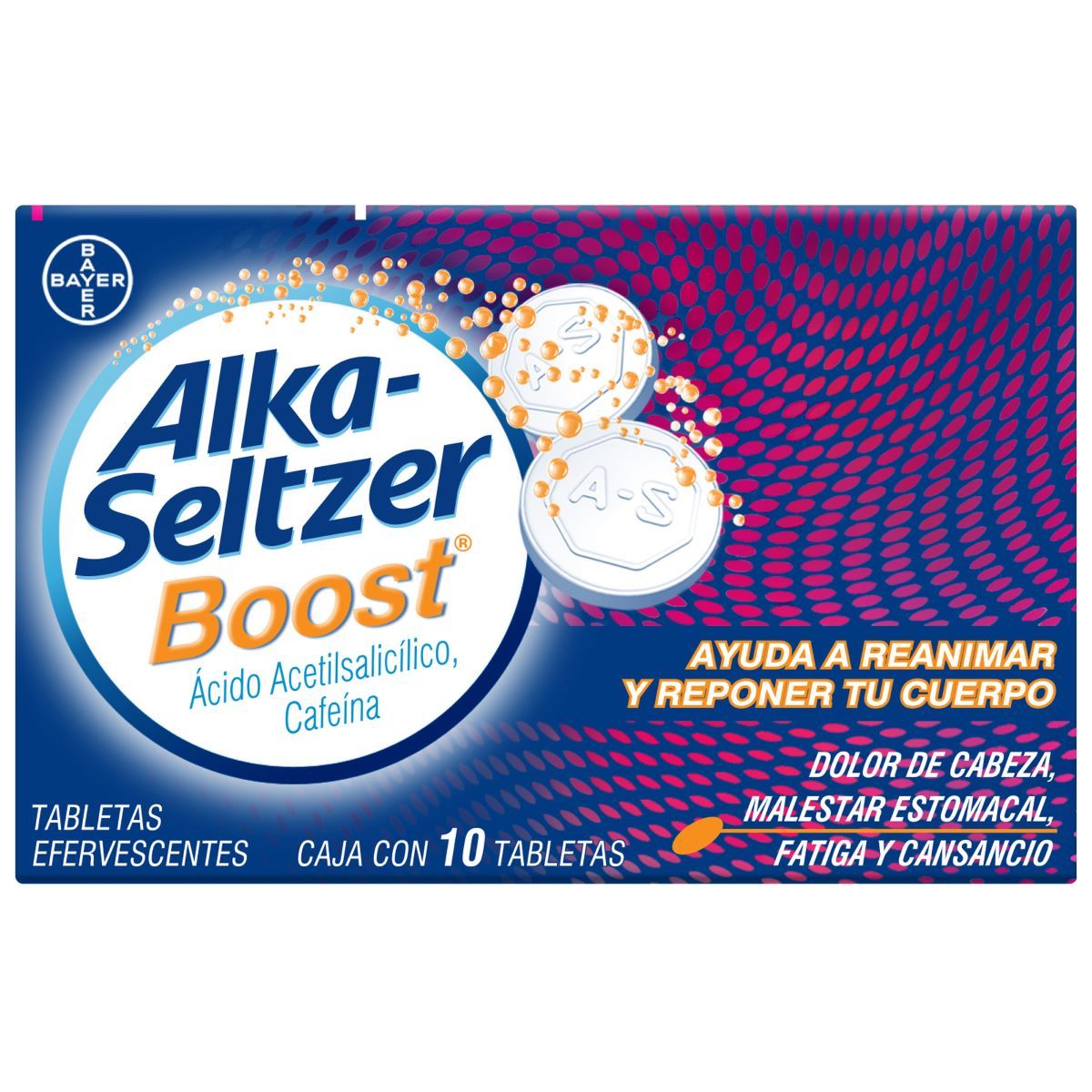 ALKA-SELTZER BOOST TABLETAS C/10