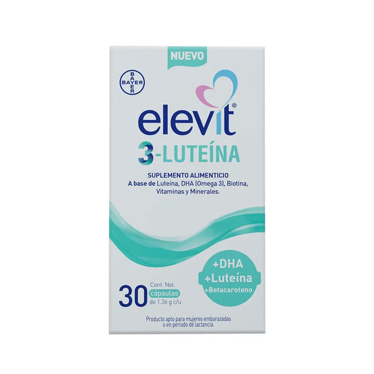 ELEVIT 3- LUTEINA CAPSULAS C/30