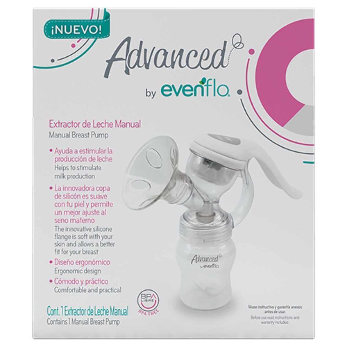 EXTRACTOR LECHE EVENFLO ADVA *