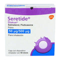 SERETIDE DISKUS 50/500MCG INHALACION 60 DOSIS