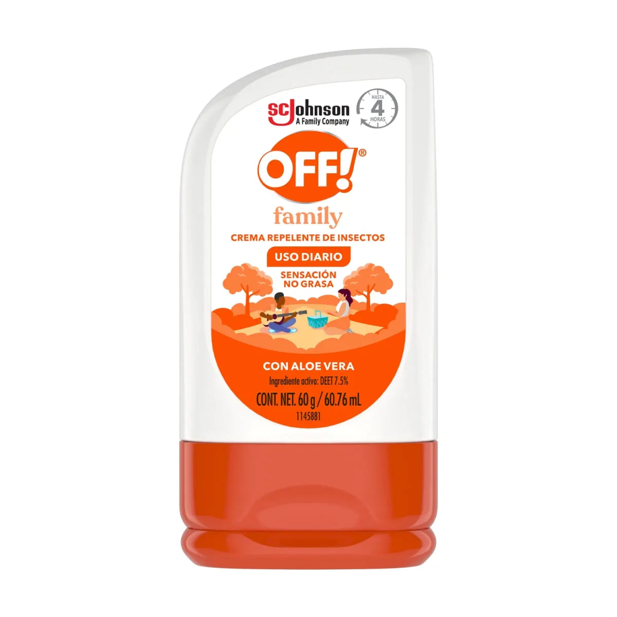 REPELENTE OFF FAMILY CRA 60G *