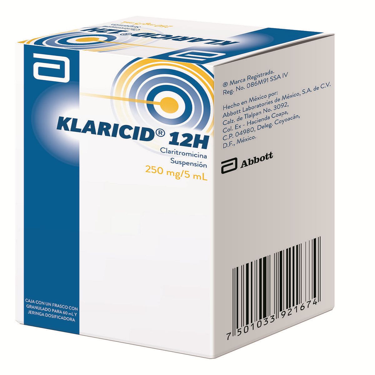 KLARICID 12H 250MG/5ML SUSPENSION 60ML