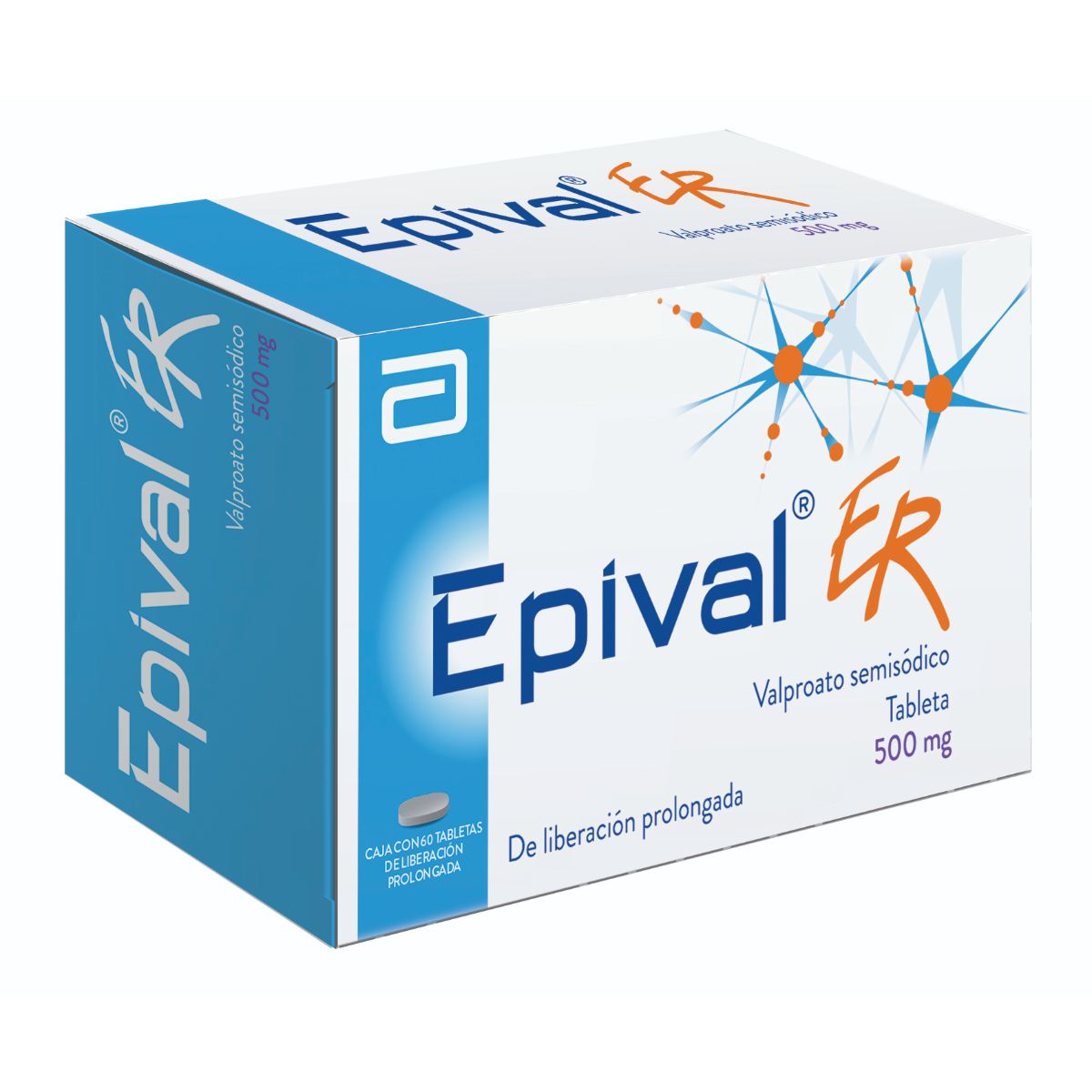 EPIVAL ER 500MG TABLETAS LP C/60