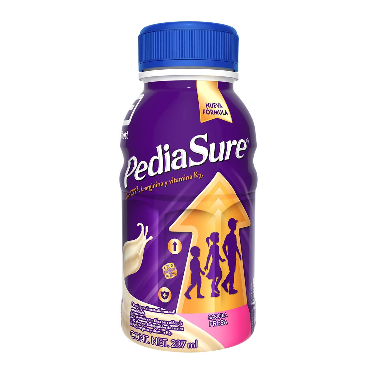 PEDIASURE PLUS LIQUIDO FRESA 237ML