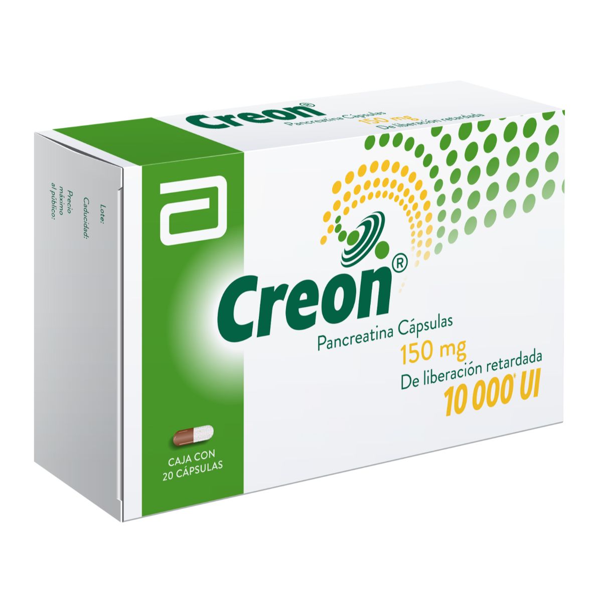 CREON 150MG 10000UI CAPSULAS LR C/20