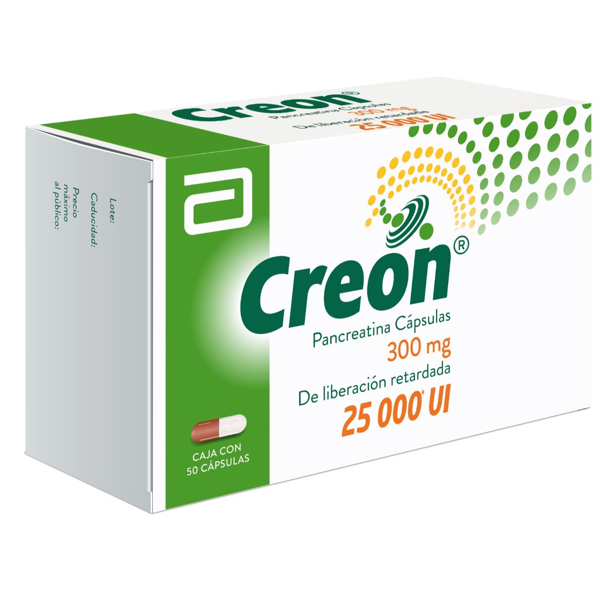 CREON 300MG 25000UI CAPSULAS LR C/50