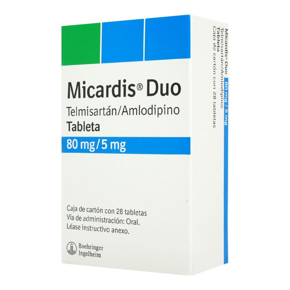 MICARDIS DUO 80/5MG TABLETAS C/28