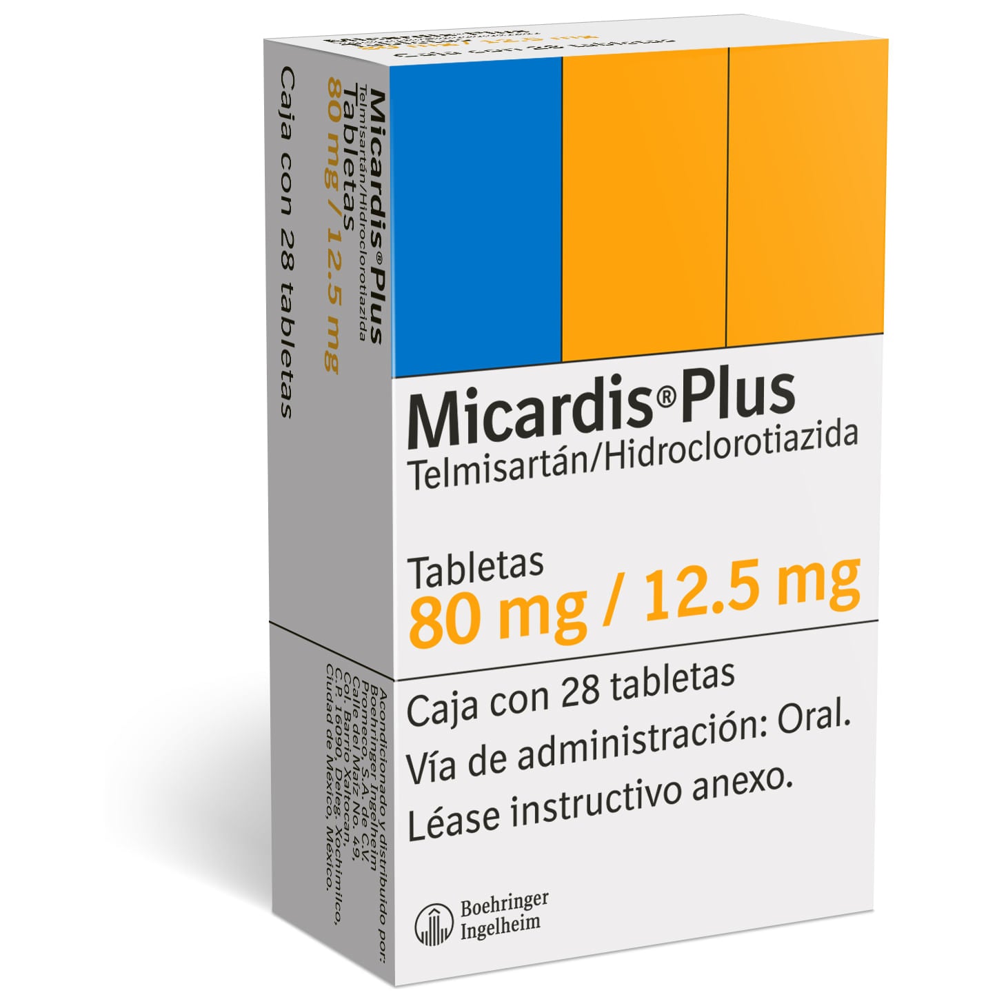 MICARDIS PLUS 80/12.5MG TABLETAS C/28