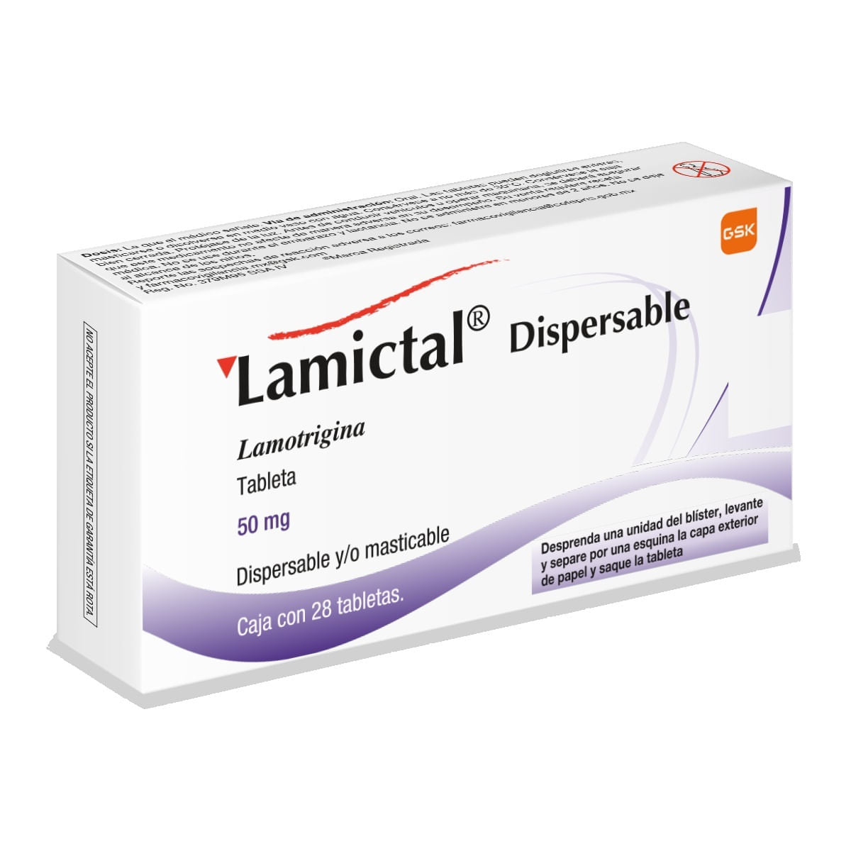 LAMICTAL DISPER 50MG TABLETAS C/28