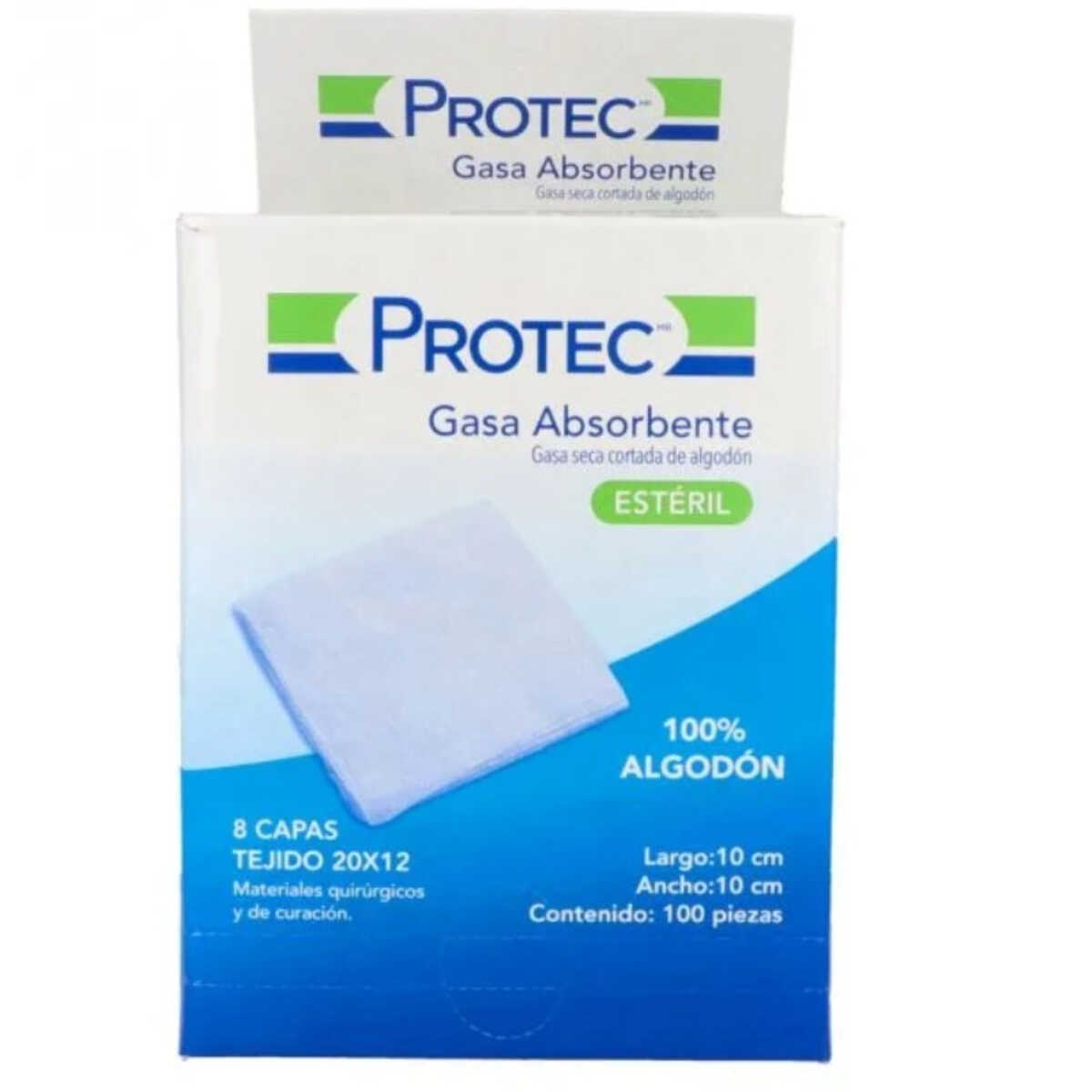 GASA PROTEC ESTERIL 10X10CM C/100