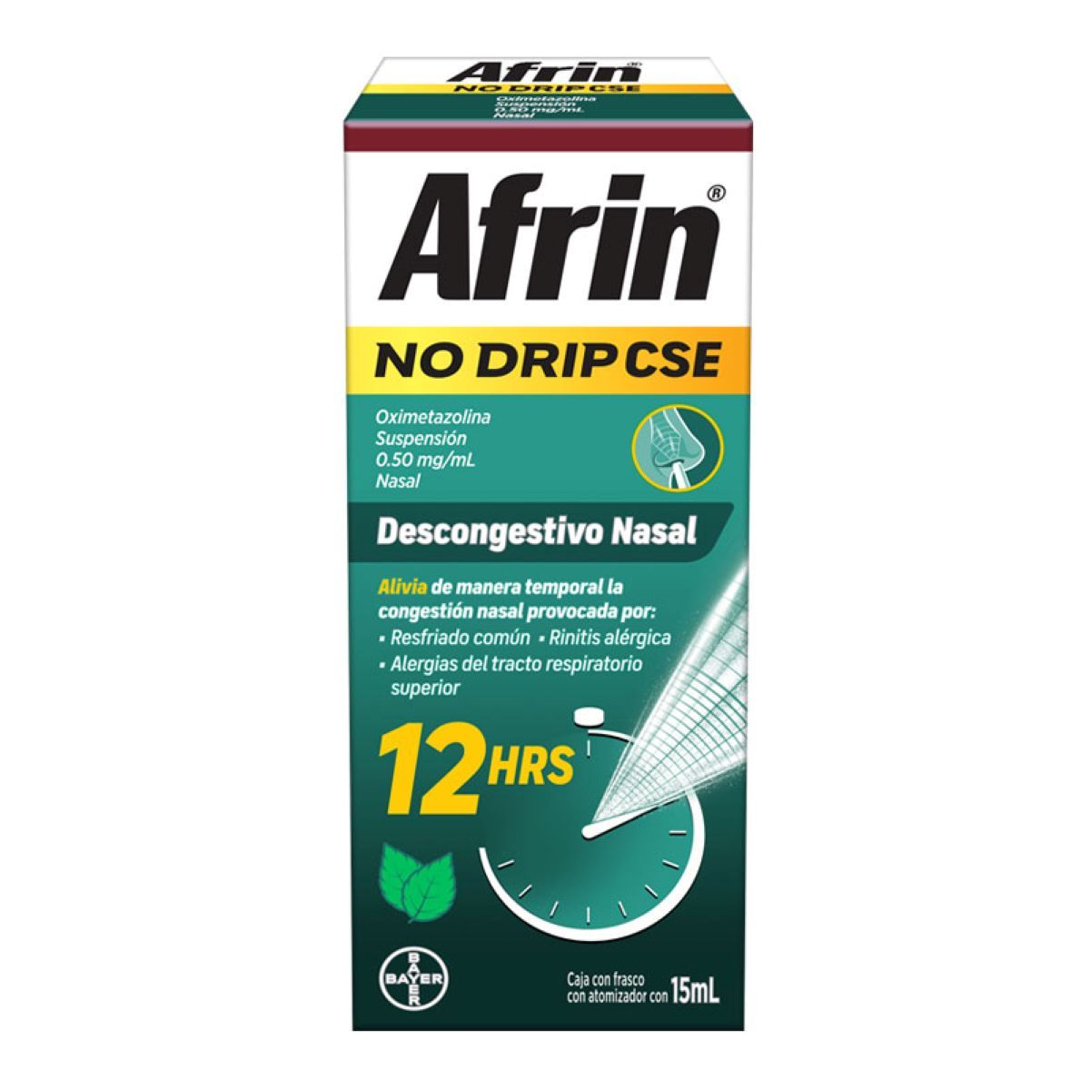 AFRIN NO DRIP CSE SOLUCION NASAL 15ML