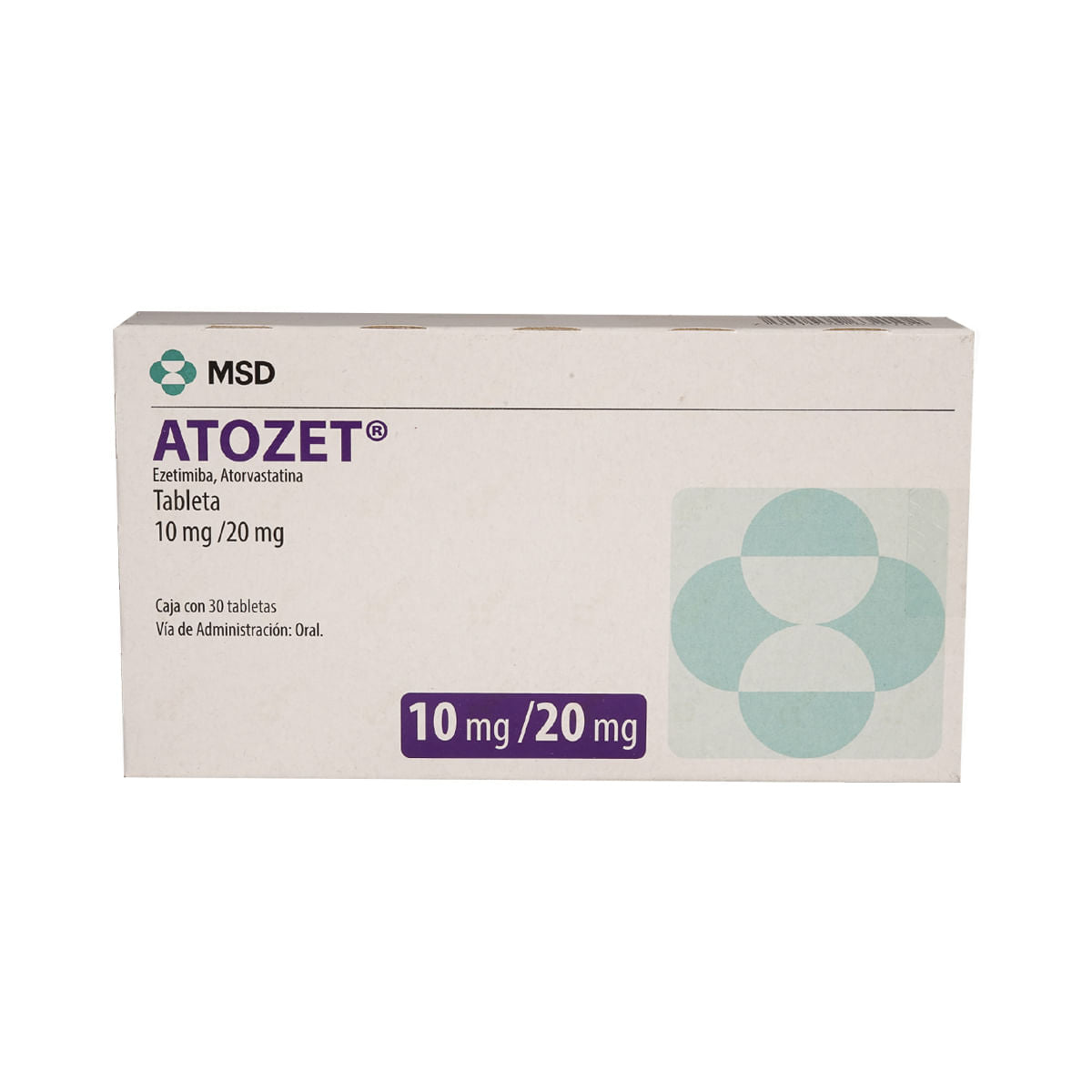 ATOZET 10/20MG TABLETAS C/30