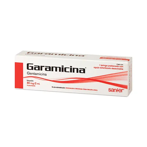 GARAMICINA 80MG/2ML JERINGA PRELLENADA C/1