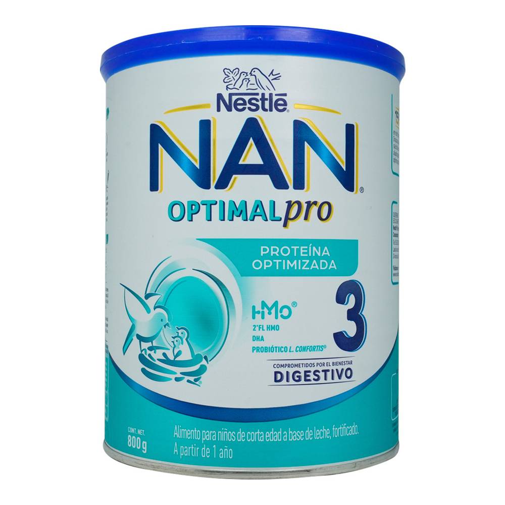 LECHE NAN 3 OPTIPRO 800G