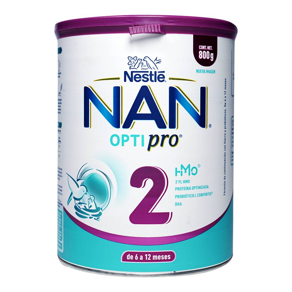 LECHE NAN 2  OPTIPRO 800G