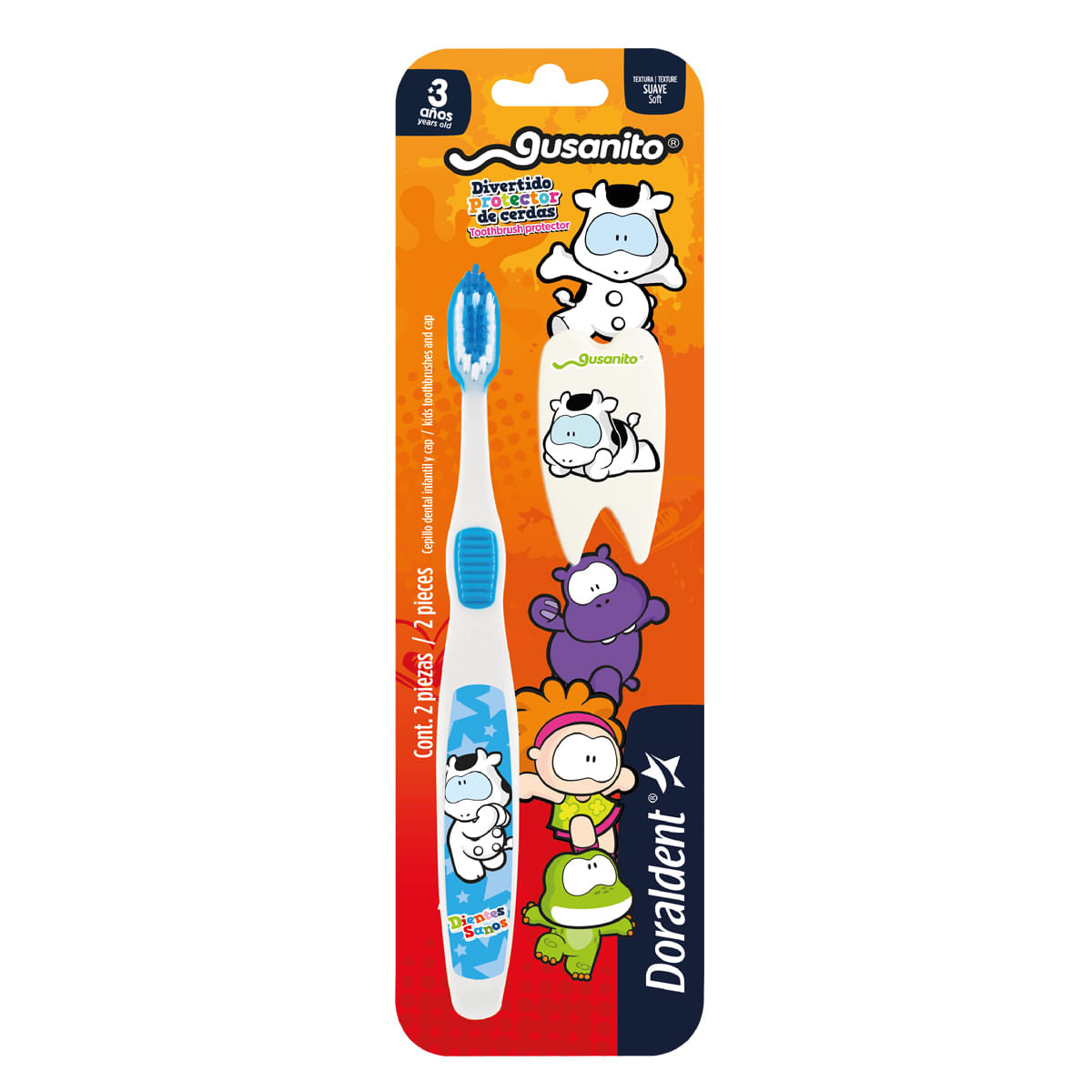 CEPILLO DENTAL DORALDENT GUSANITO + PROT