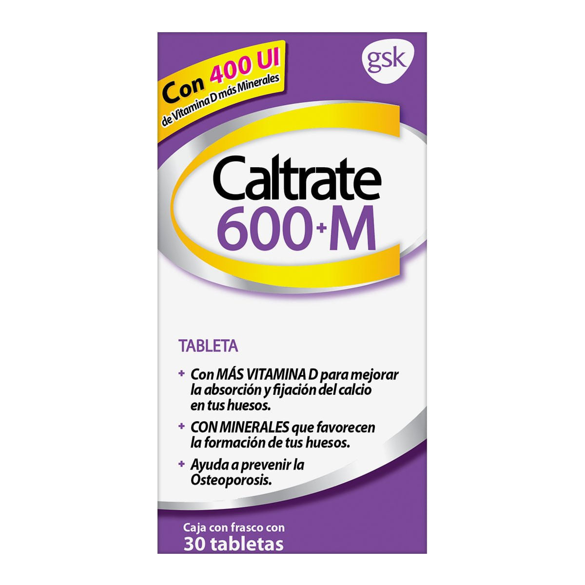 CALTRATE 600+M TABLETAS C/30