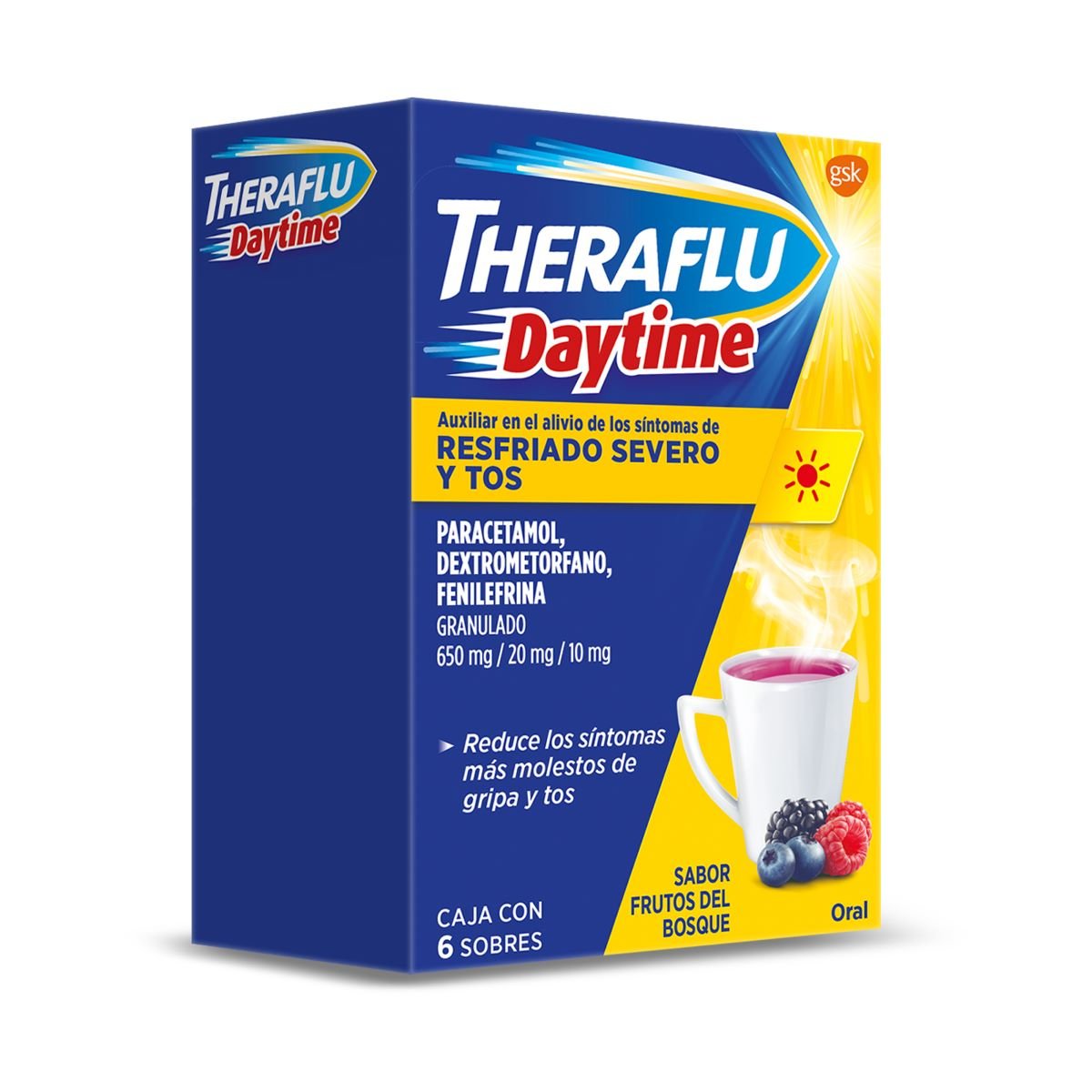 THERAFLU DAYTIME FRUT BOSQ SOBRES C/6