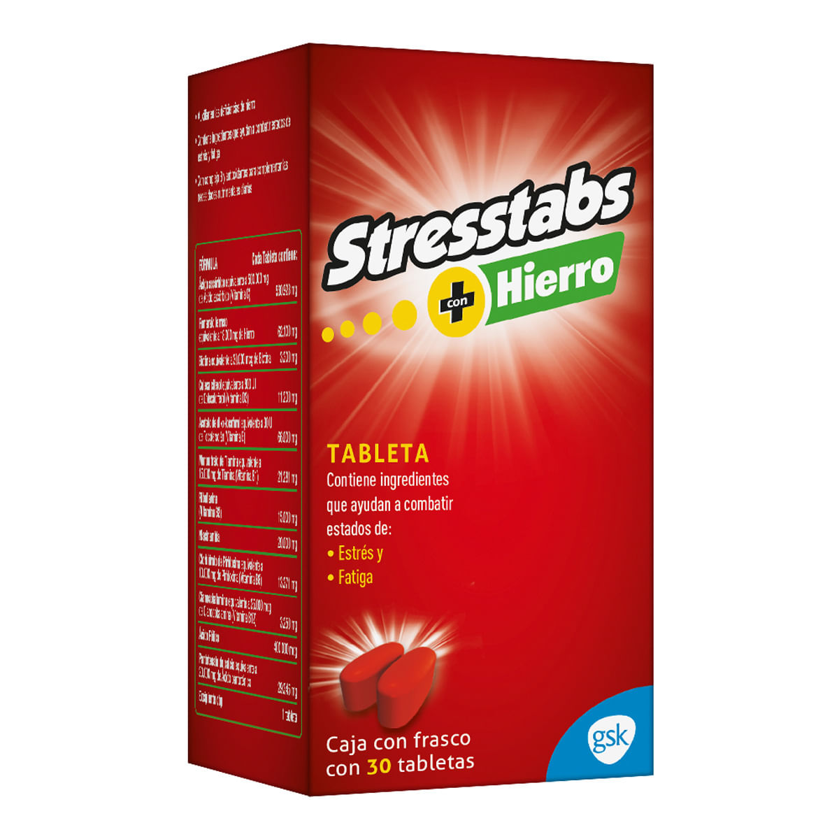 STRESSTABS HIERRO TABLETAS C/30