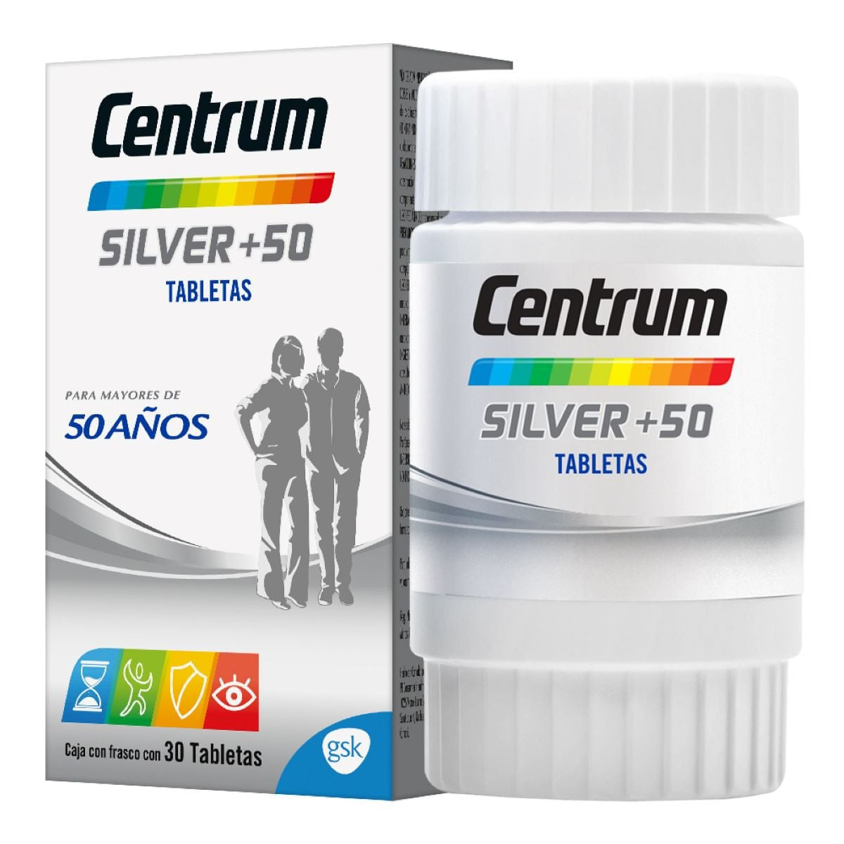 CENTRUM SILVER +50 TABLETAS C/30